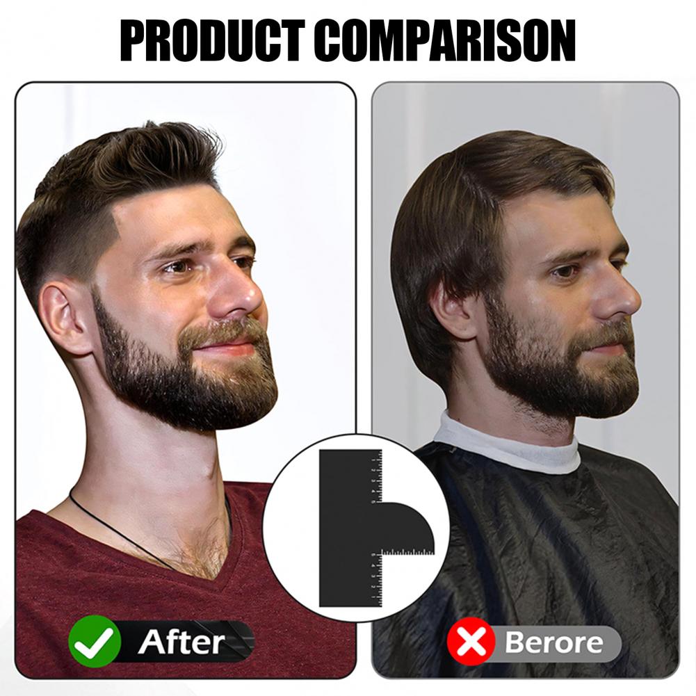 1/2Pcs Men Hair Styling Templa - Men Accessories Guide avaliação e preço
