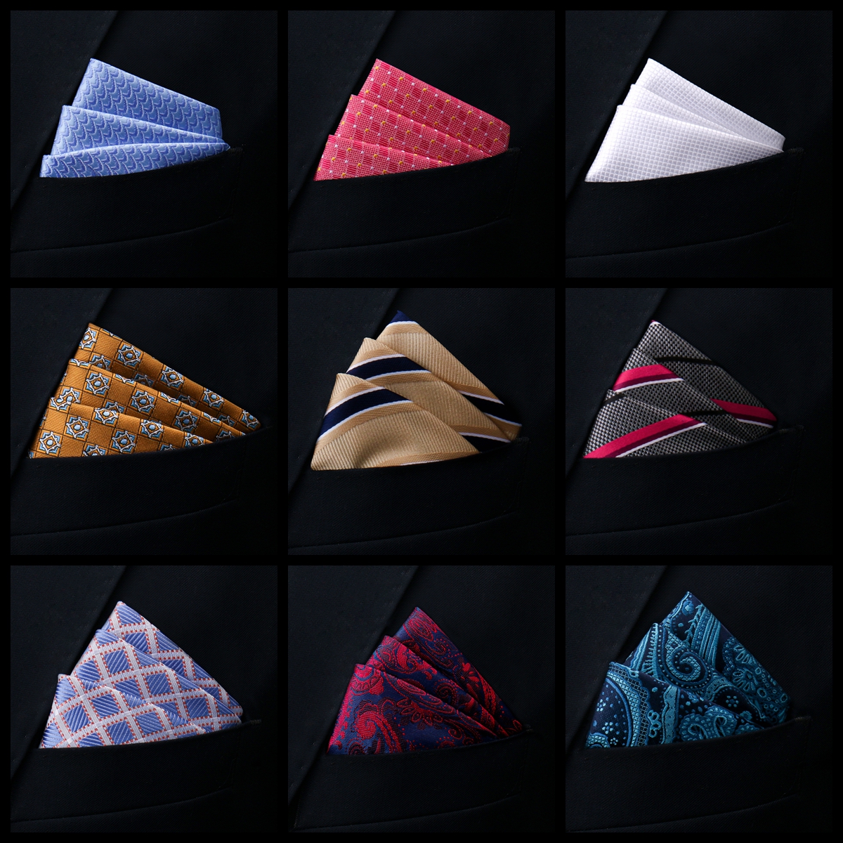 New Style Handkerchief Hot sal - Men Accessories Sale avaliação e preço